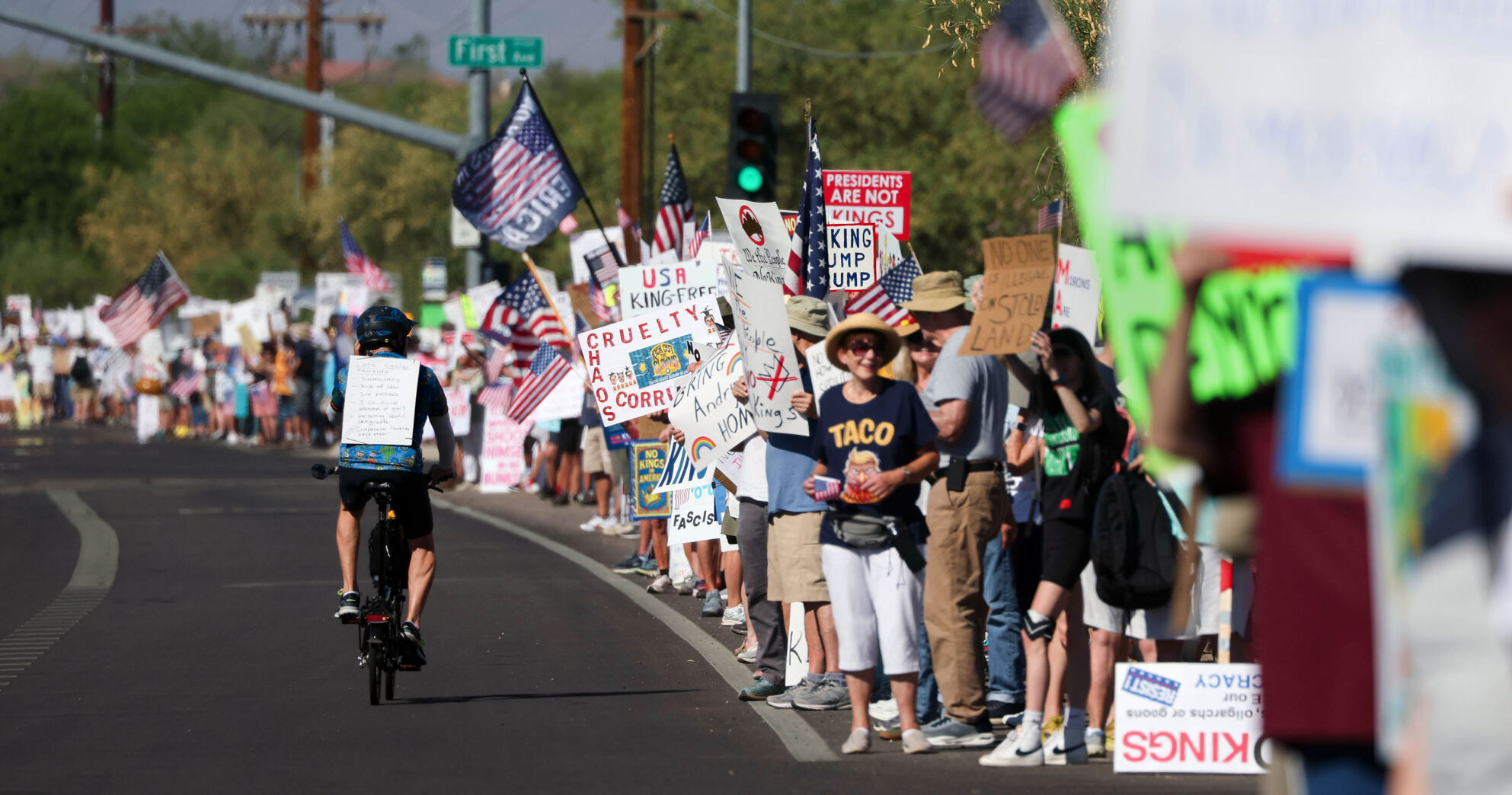 No Kings protest